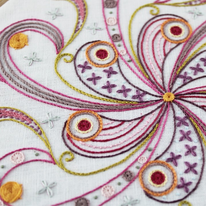 Kit de broderie: mandala 04