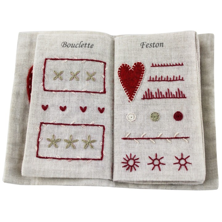 Kit de broderie: leçon de points (25 points)