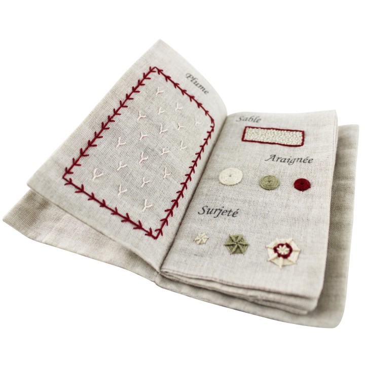 Kit de broderie: lesson of stitches (25 stitches)