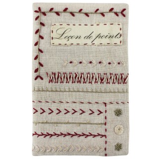 Kit de broderie: lesson of stitches (25 stitches)
