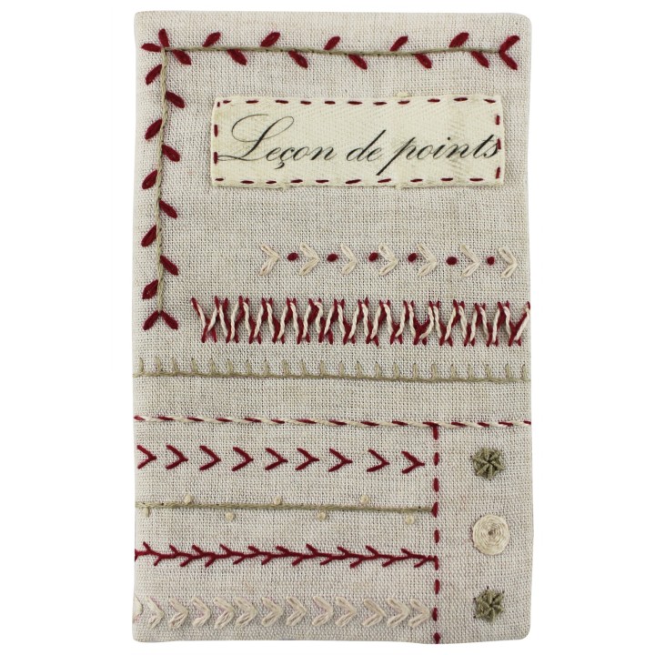 Kit de broderie: lesson of stitches (25 stitches)