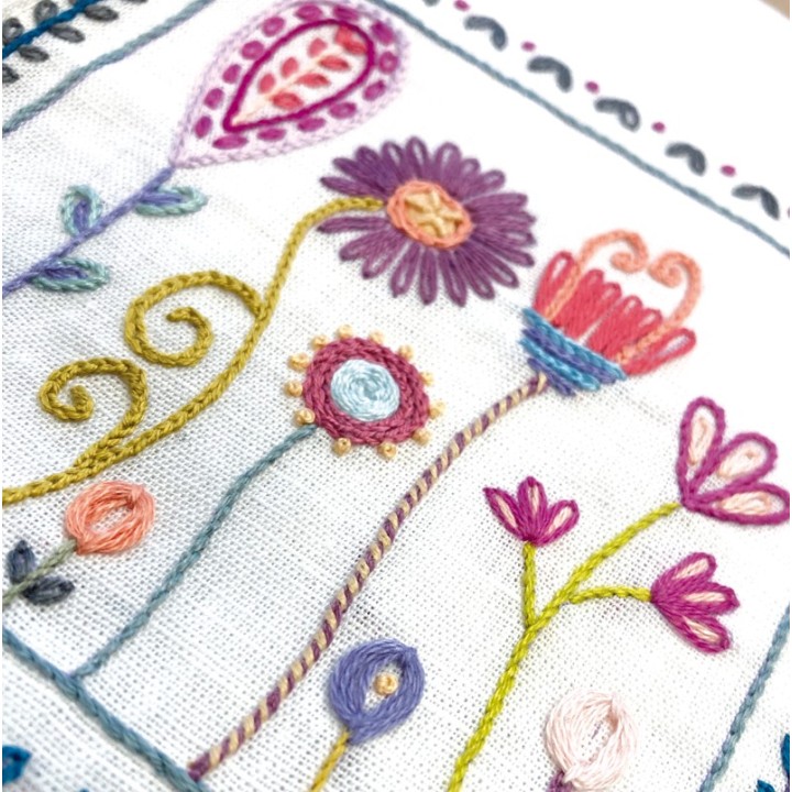 Kit de broderie: embroidery stitches (27 stitches)