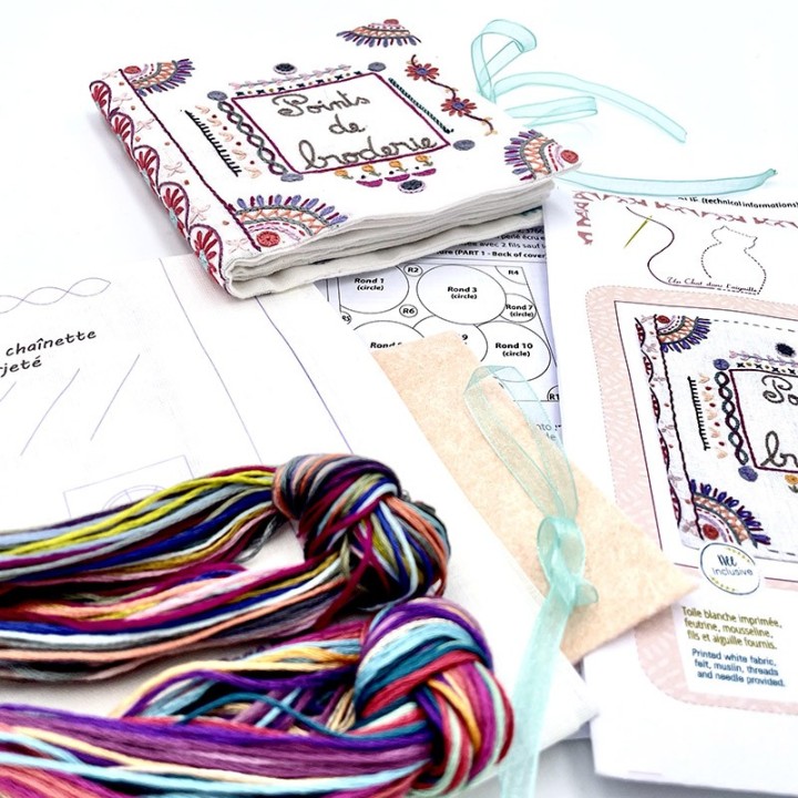 Kit de broderie: embroidery stitches (27 stitches)