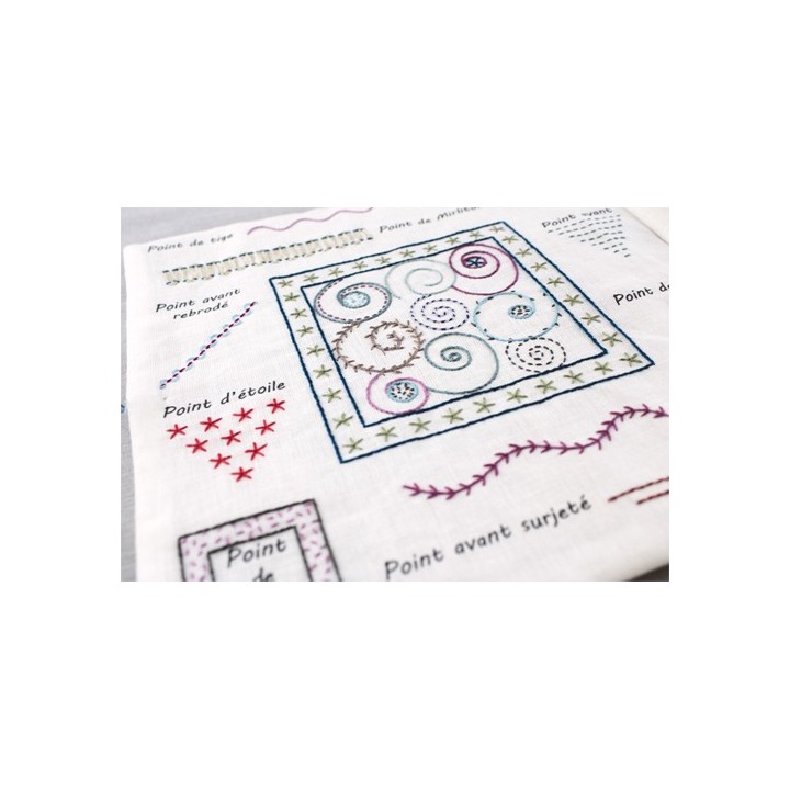 Kit de broderie: points de broderie (54 points)