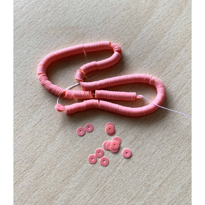 paillettes opaline métal or rosé 5 mm 