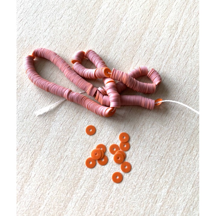 paillettes opaline métal or rosé 5 mm 