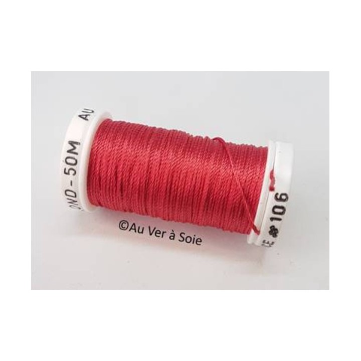 silk cord thread Trébizond 106 vermilion