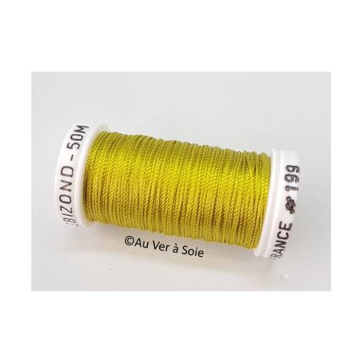 silk cord thread Trébizond 199 absinthe green
