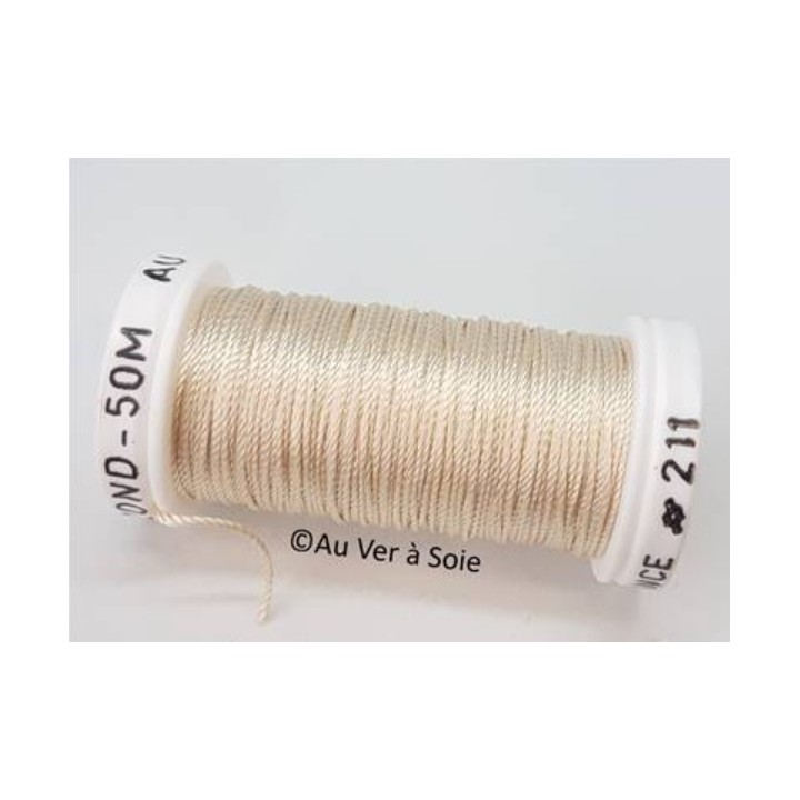 silk cord thread Trébizond 211 cream