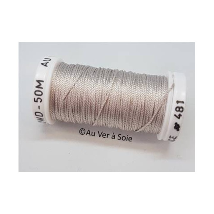 silk cord thread Trébizond 481 velvety porcini