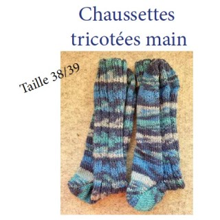 hand-knitted socks size 38/39