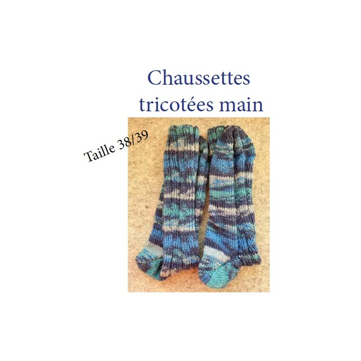 hand-knitted socks size 38/39