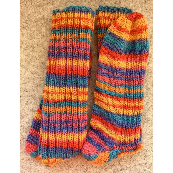 chaussettes tricotées