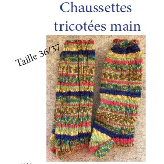 chaussettes tricotées