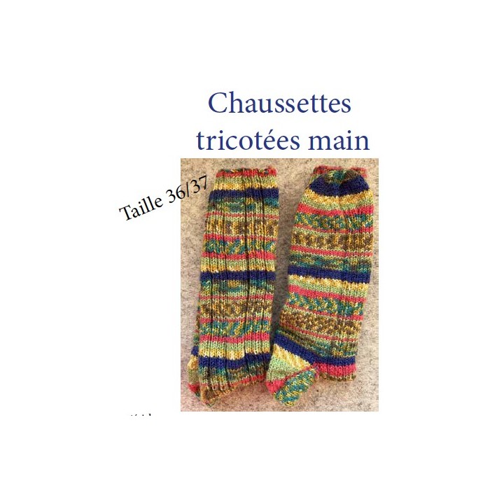 hand-knitted socks size 36/37