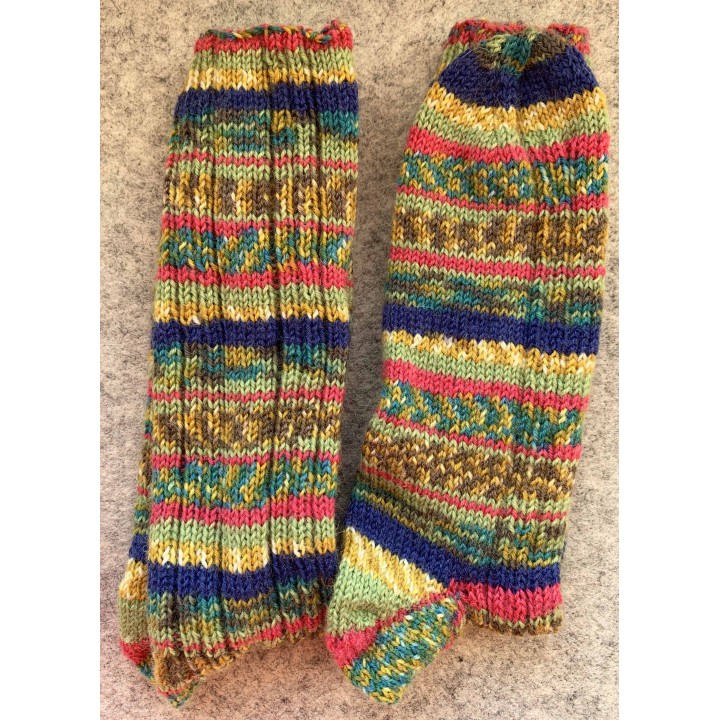 chaussettes tricotées