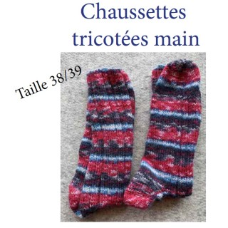 hand-knitted socks size 38/39