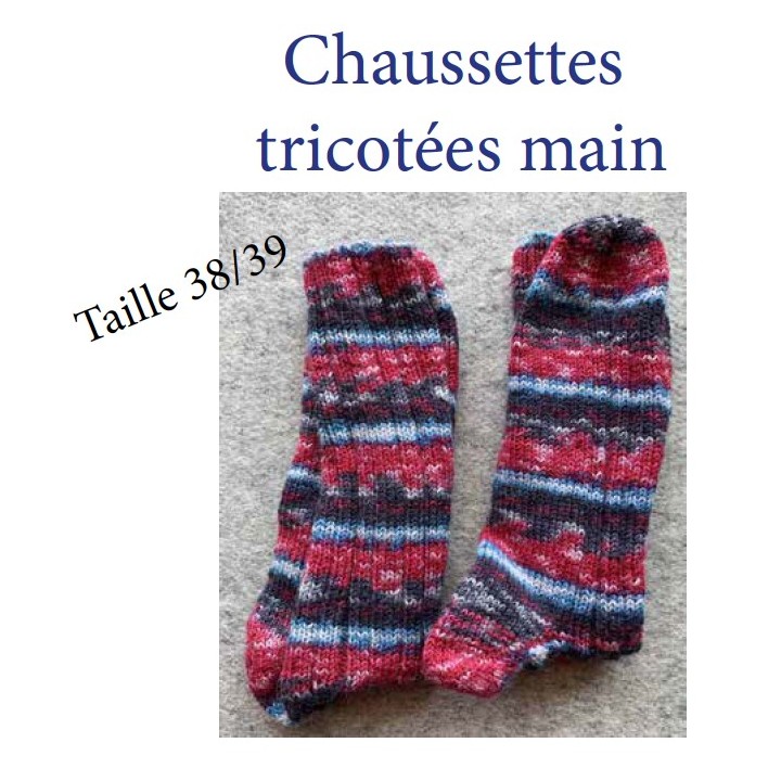 hand-knitted socks size 38/39