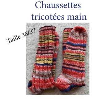 hand-knitted socks size 38/39