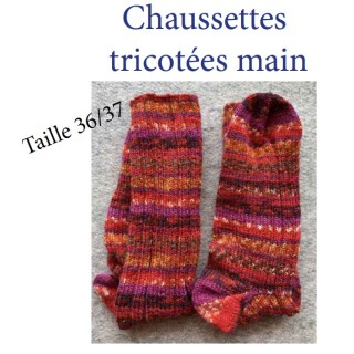 hand-knitted socks size 36/37