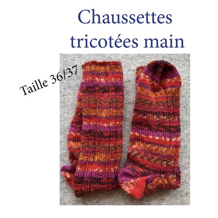 hand-knitted socks size 36/37