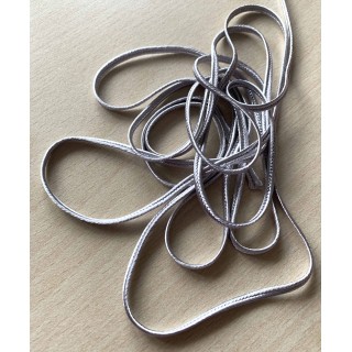 soutache / galon  gris blanc