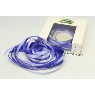 Silk ribbon 4910 gradient 4 mm French quality with silk worm