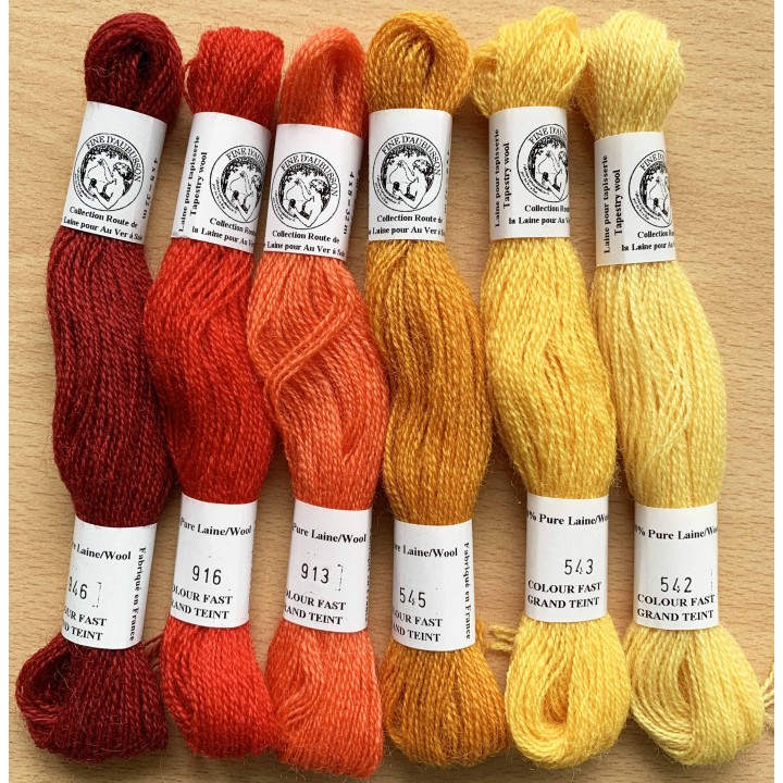 pack wool from Aubusson "sunshine" ambiance