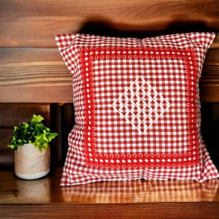 coussin traditionnelle rouge