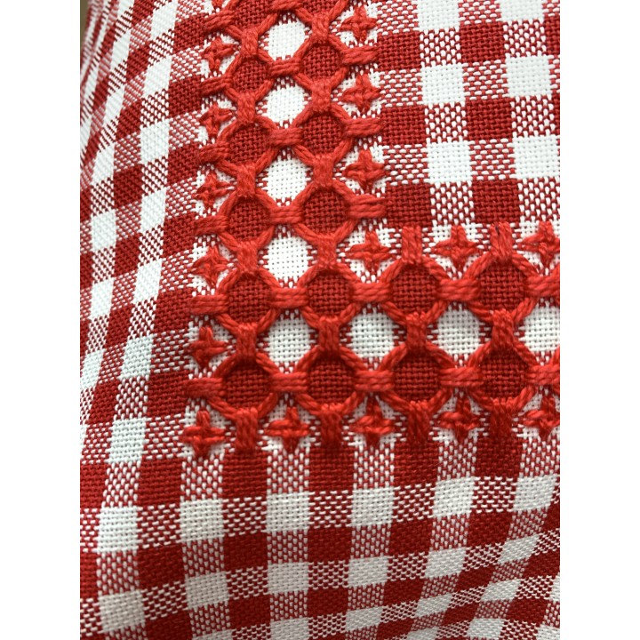 traditional cushion in red