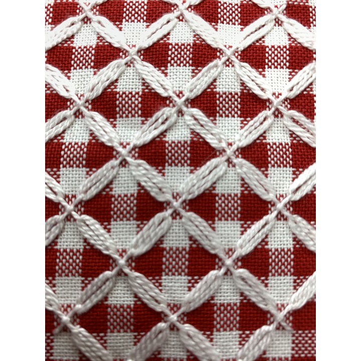 traditional cushion in red