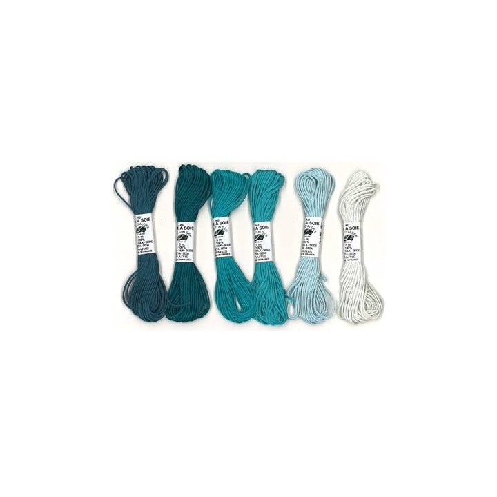 Pack de découvverte Soie d'Alger bleu