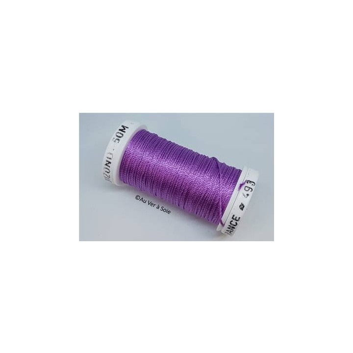 silk cord thread Trébizond 493 violet