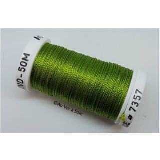 silk cord thread Trébizond 7357 parakeet green