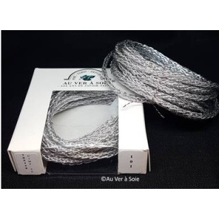 braided silver sandal size 36