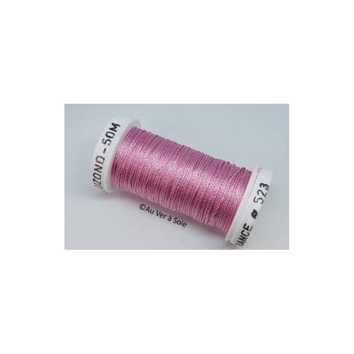 silk cord thread Trébizond 523 hyacinth pink