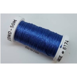 silk cord thread Trébizond 6174 cobalt blue