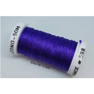 silk cord thread Trébizond 598 violet