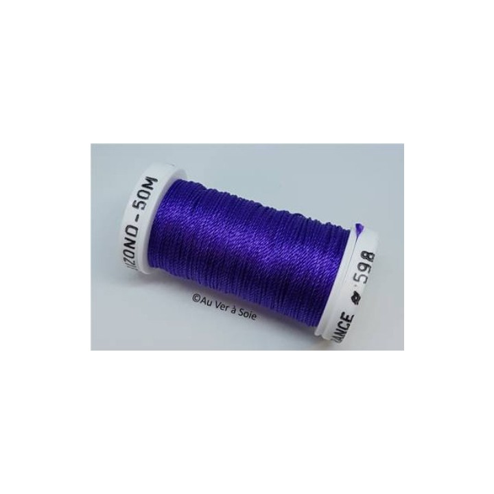 silk cord thread Trébizond 598 violet