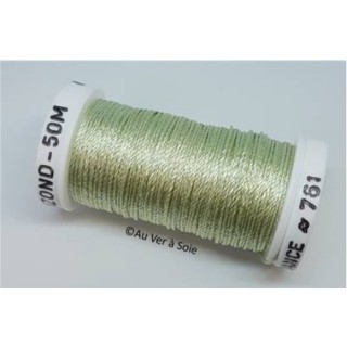 silk cord thread Trébizond 761green pebble