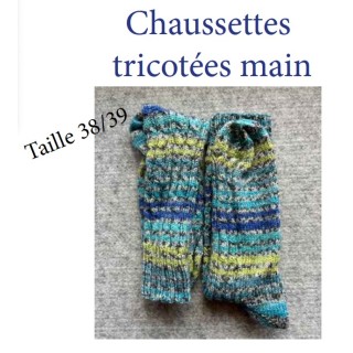 hand-knitted socks size 38/39