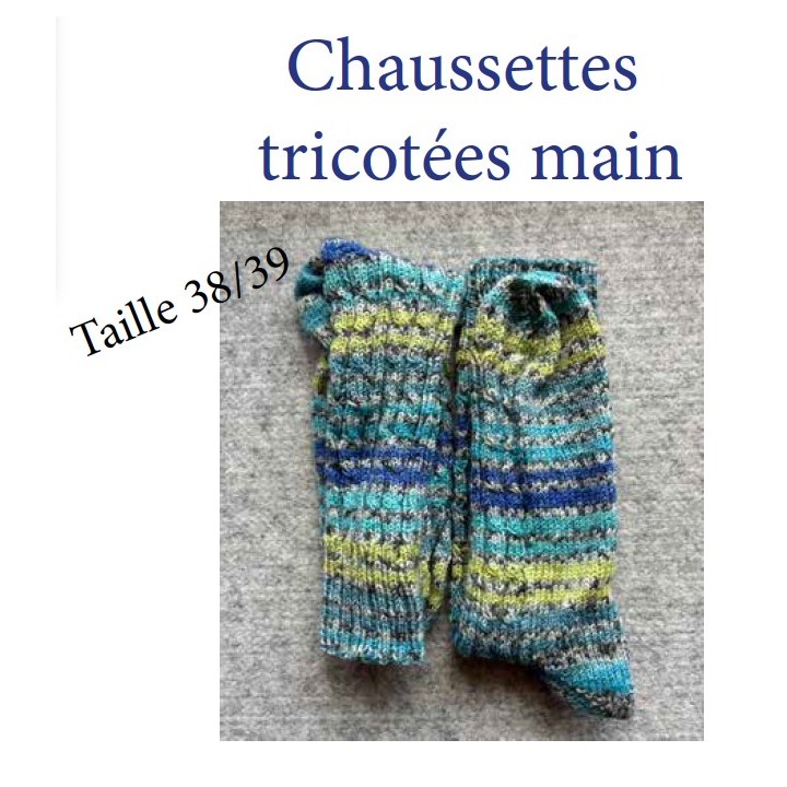 hand-knitted socks size 38/39