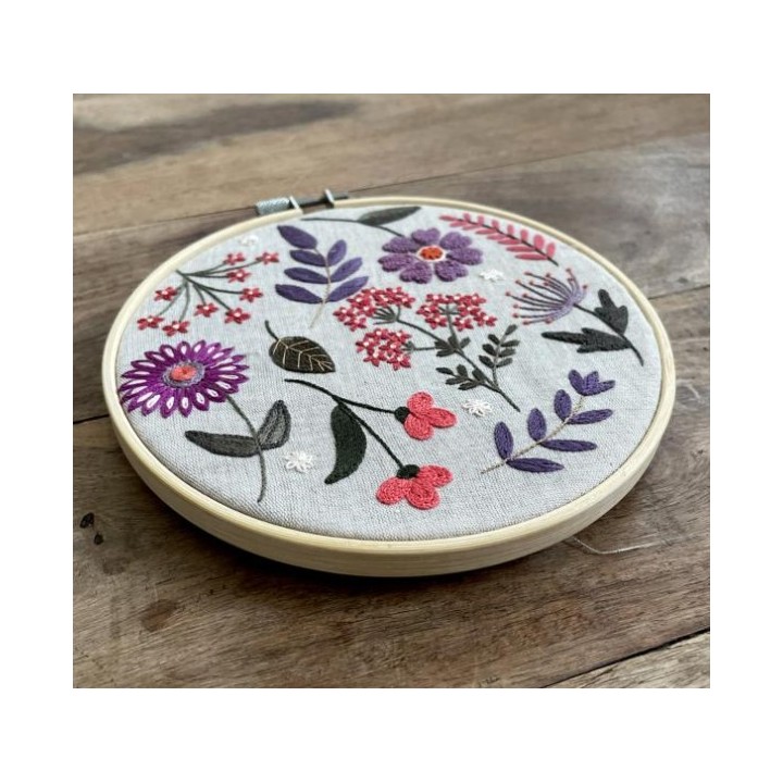 Kit "Fleur en soie et glitter" fiche technique