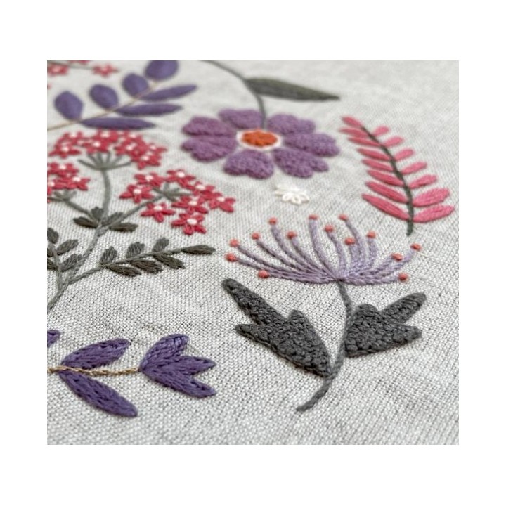 Kit "Fleur en soie et glitter" fiche technique