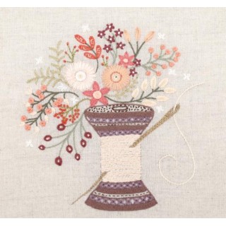 Kit "Fleur en soie et glitter" fiche technique