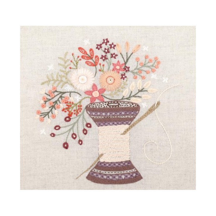 Kit "Fleur en soie et glitter" fiche technique