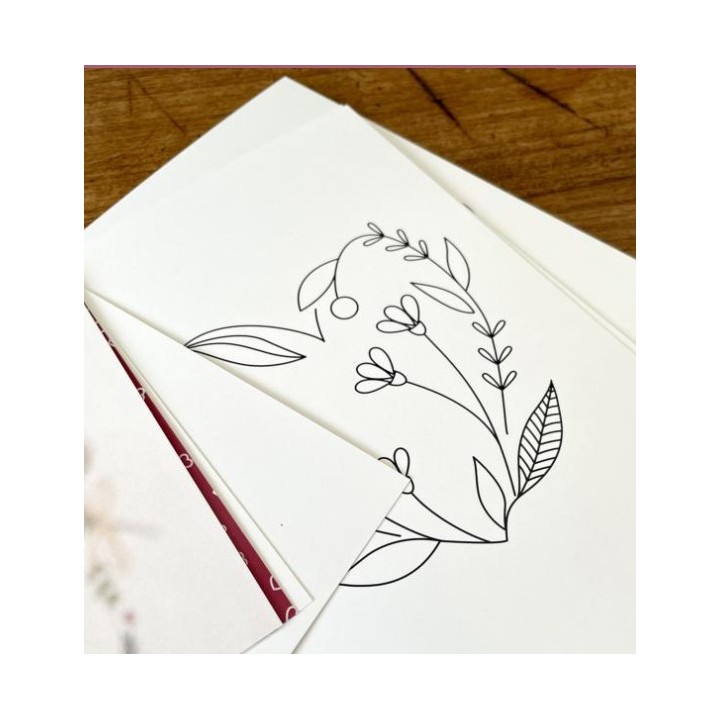 Drawing notebook for embroidery: hearts