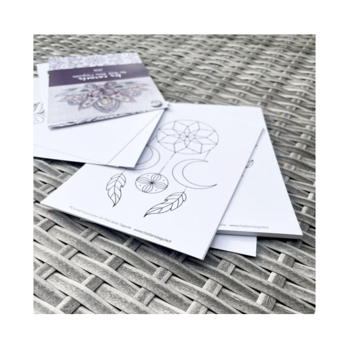 Drawing notebook for embroidery: Zen