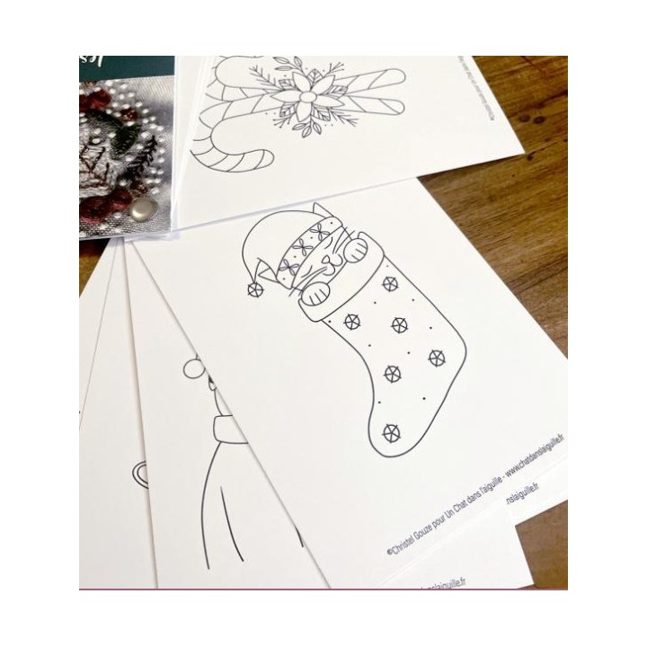 Embroidery sketchbook: Christmas