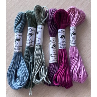 Pack of Silk from Algiers "Grapes"